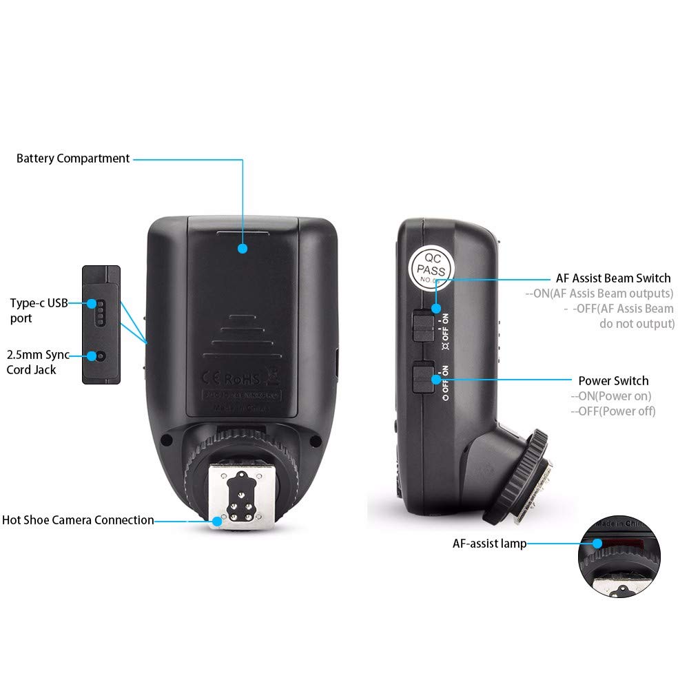 Amazon | Godox XPro-C TTL 2.4G 1/8000s HSS、11のカスタマイズ可能な